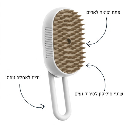 ElvoraVision | מברשת הקיטור החכמה למניעת נשירה וטיפוח הפרווה